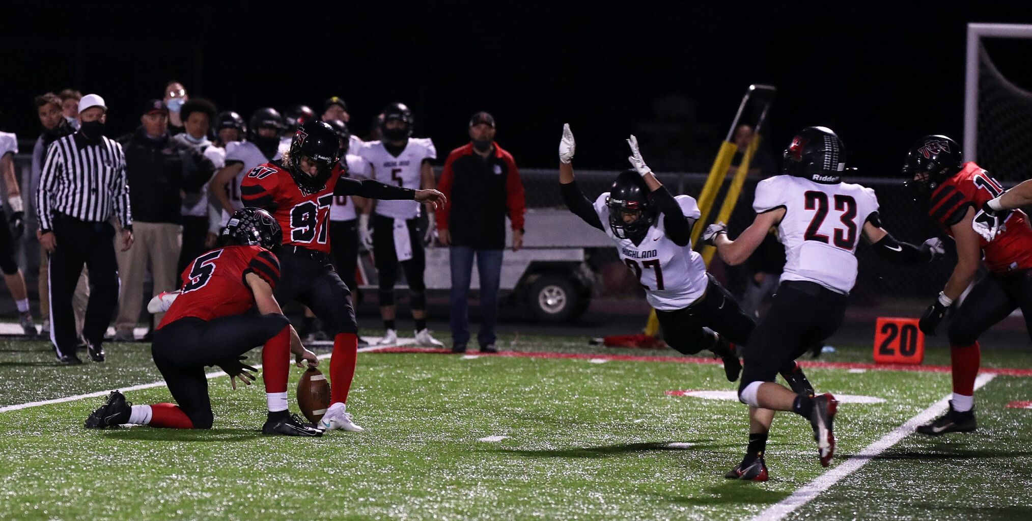 Highland vs. Triad football